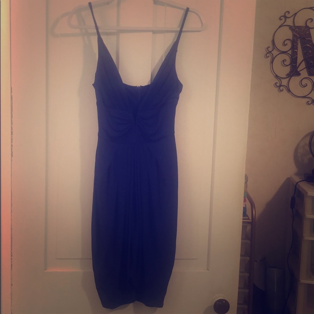Spaghetti Strap Blue Dress